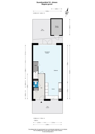 Floor plan - Scandinaviëhof 10, 1363 DH Almere 